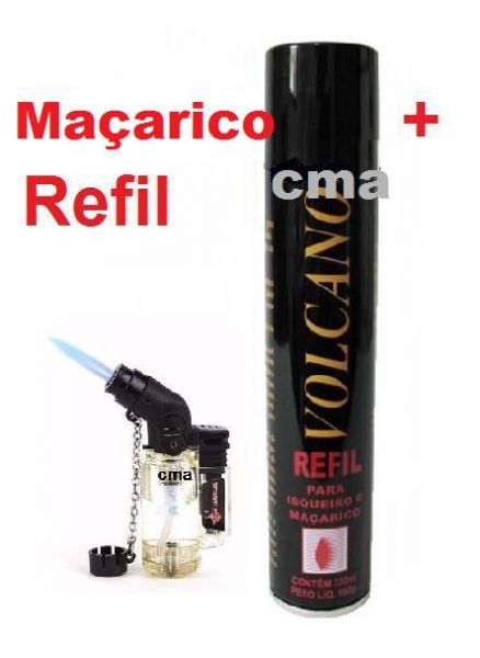 Mini Maçarico + Refil De Gás Butano Oferta